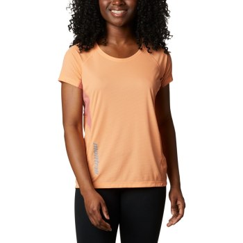 Columbia Titan Ultra II Short Sleeve, Camiseta Coral Oscuro Para Mujer | 016274-MXA